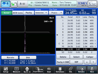 Tomey - OA 2000 Biometer